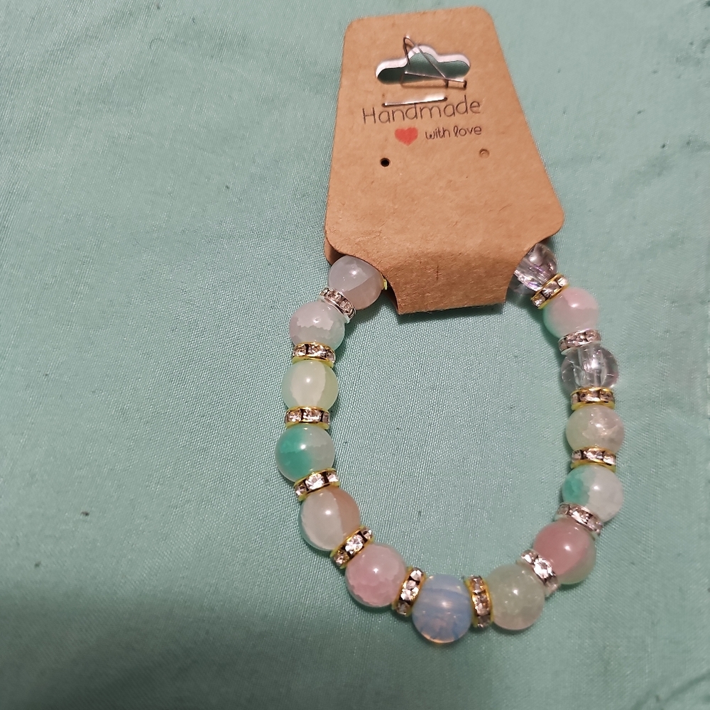 Beautiful glass beaded bracelet